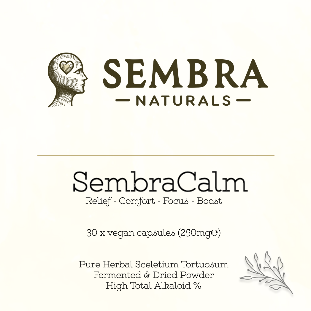 Sembra Naturals, SembraCalm 250mg Organic Sceletium Tortuosum Kanna (30 capsules)